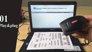 Winson WNL-5000g Laser Barcode Scanner