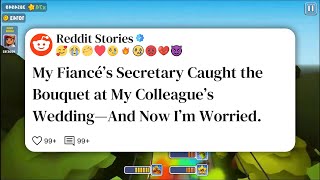 My Fiancé’s Secretary Caught the Bouquet at My Colleague’s Wedding—And Now I’m Worried. #reddit 