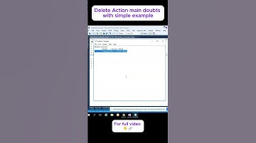 D365FO: How to Delete Actions in Form Extensions | Quick Tip #shorts