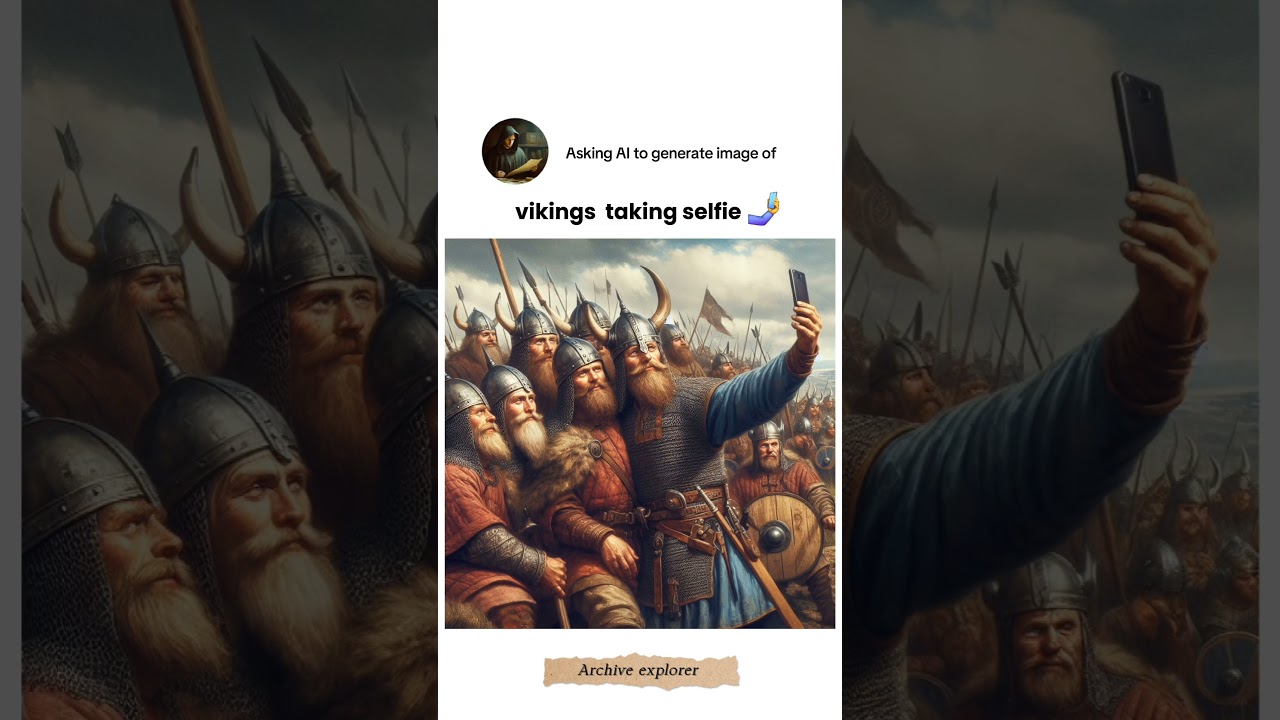 Mixing modern world and history with AI 