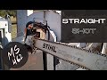 Stihl MS 462 Straight shot muffler mod (Egan Performance)