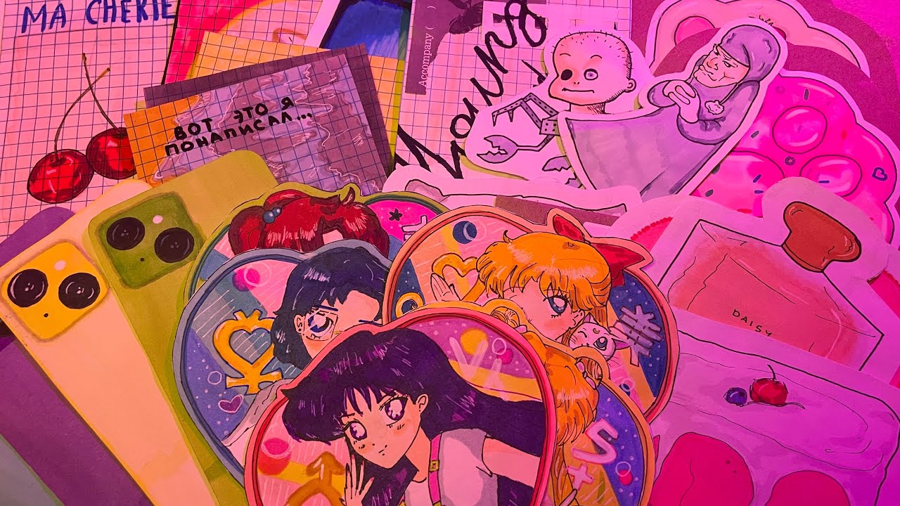 распаковка бумажных сюрпризов 