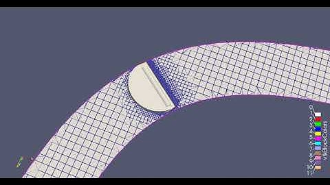 Flow over a throttle Valve | CONVERGE CFD | Mesh with rotating wall boundary Animation