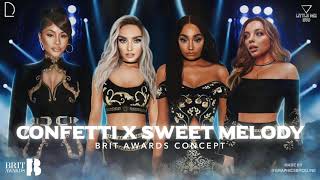 Little Mix feat. Saweetie - Confetti X Sweet Melody (BRIT Awards Concept) [feat. Dangerous Lover]