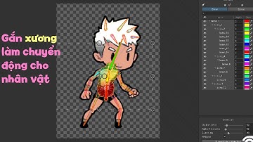 Khóa học lập trình game trên unity 2D - Thực hiện Gắn xương làm chuyển động animation cho nhân vật