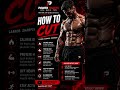 HOW TO CUT 🔥 PowerTracks Gym Workout Music &amp; Tips