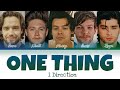 One direction  one thing color coded lyricsenglish