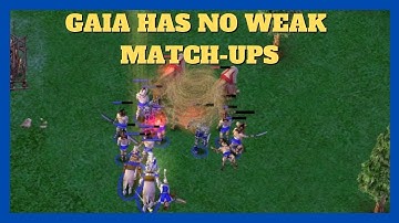 AoM 101 Hero beat Myth Units | Gaia vs Isis #aom #ageofempires