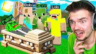 UDAJE ŻE NIE ŻYJE PRANK przed PRZYJACIÓŁMI w Minecraft!