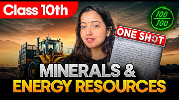 Minerals & Energy Resources Class 10 🌍 | NCERT Summary + MCQs | 30 Days Revision Series | Score 95+