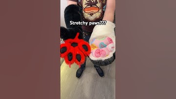 STRETCHY Fursuit Paws? 👀