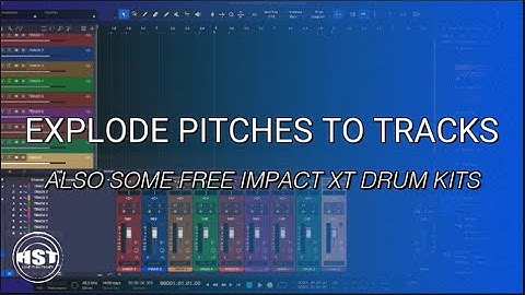 Studio One 6: Explode Pitches To Tracks - Home Studio Trainer