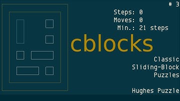 cblocks, classic sliding block puzzles