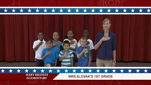 Daily Pledge-Mary Branch-Ms. Slovack