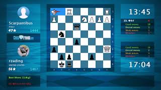 Chess Game Analysis: Scarpantibus - rzading : 0-1 (By ChessFriends.com)