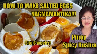 How to Make Salted Eggs Deliciously Oily | just 3 to 6 weeks | #filipinorecipe | #pinoyfood