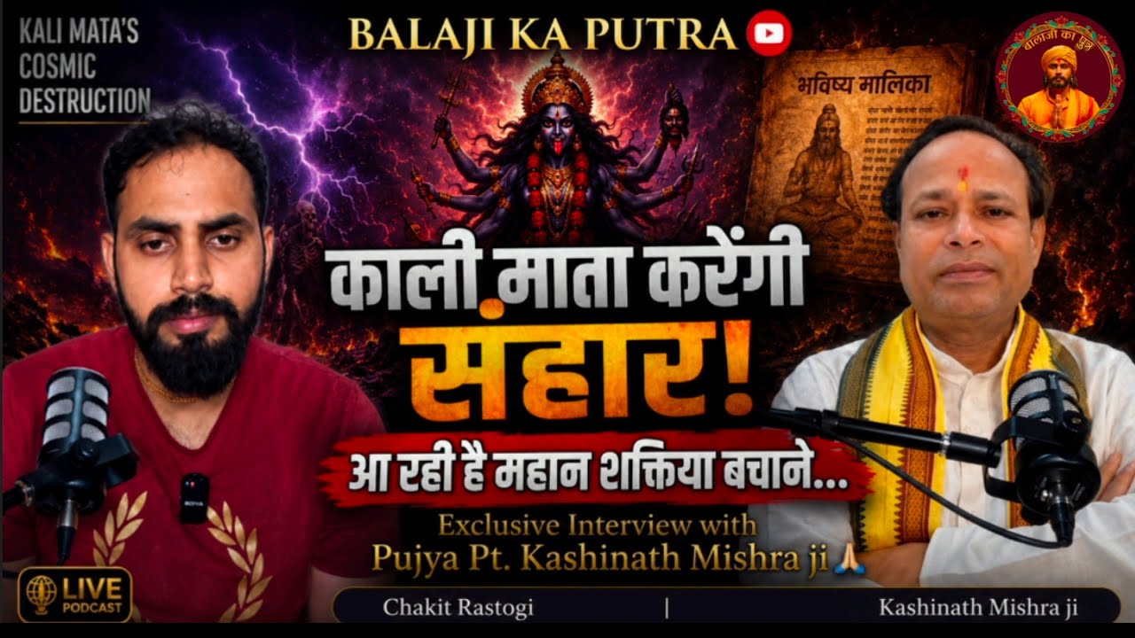 काली माता करेंगी संहार!क्या शुरू हो चुका है विनाश?|भविष्य मालिका की बड़ी चेतावनी| Kashinath Mishraji