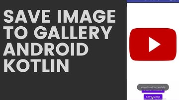 Save image to gallery Android Kotlin || How to save image to gallery in android Root Directory 2023