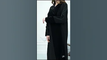 عباية كرانش تدخيله مخمل نص كلوش Abayafashion Abayaworld Abaya عبايات 