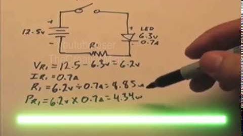 DIY Luxeon Star LED lightsaber blade simple electronic setup