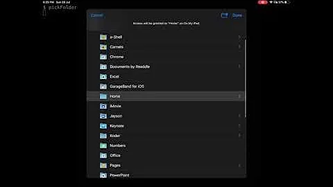 Using FFMPEG on the iPad to extract audio from video using a-shell