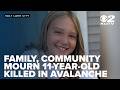 Family, community mourn 11-year-old killed in Utah avalanche