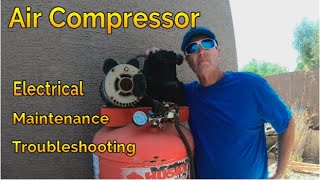 How to Fix an Air Compressor , TroubleShooting / Maintenance and  Electrical   //DIY Repairs\\