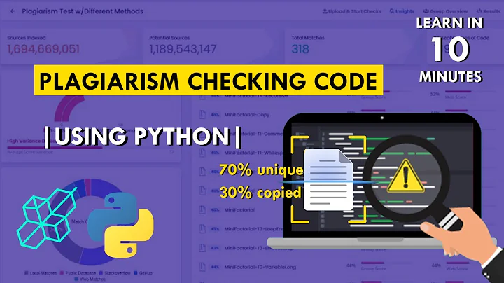 Plagiarism Checking Code Using Python | Project For Beginners - DayDayNews