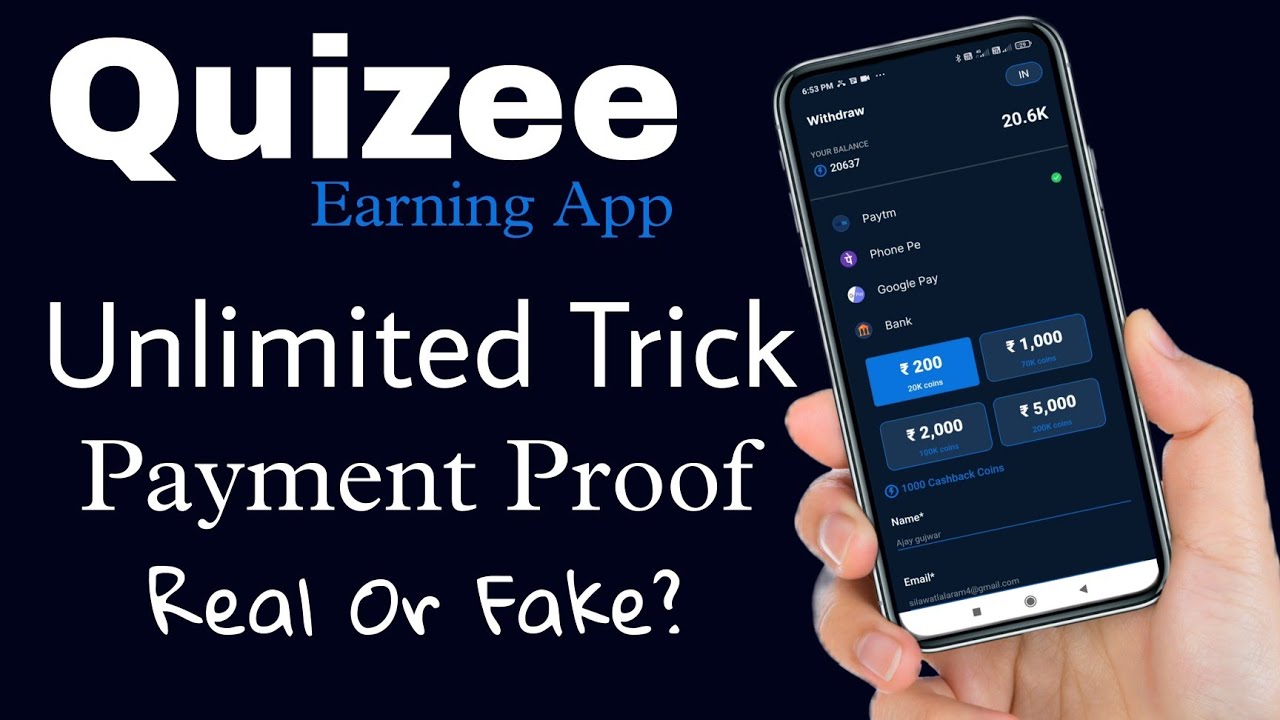 Quizee App Payment Proof Quizee App Real Or Fake Quizee App quizee-earning-app-real-or-fake-earning-apps-info