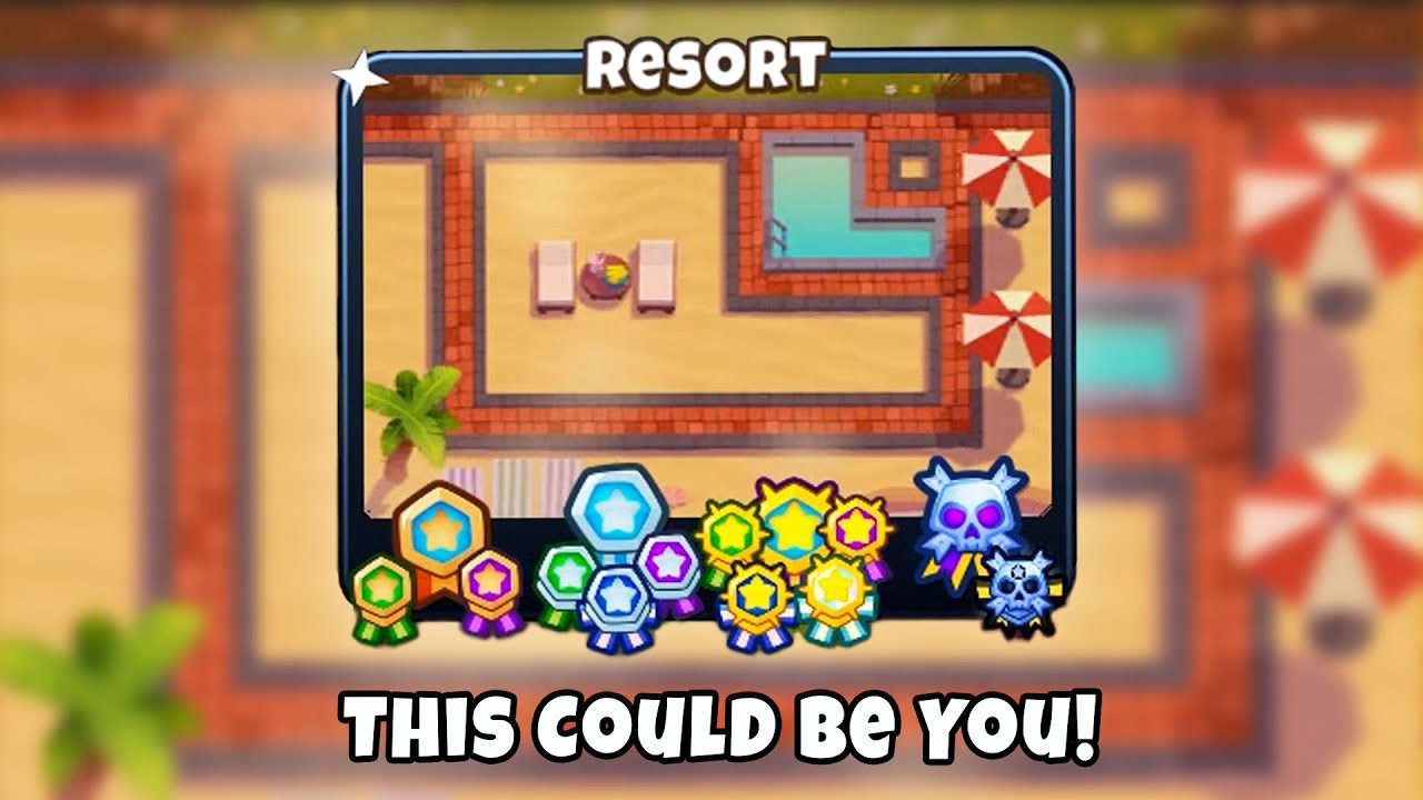 How to black border resort in btd6 youtube