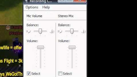 Setting up the microphone for Ventrilo in Windows XP