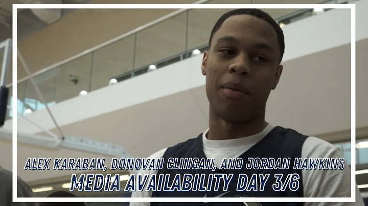 Alex Karaban, Donovan Clingan, and Jordan Hawkins Media Availability March 6, 2023