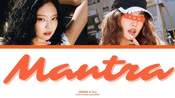 JENNIE - Mantra // You as a Member // KARAOKE // (2 Members Ver.) Color Coded Lyrics