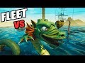 GIANT SEA MONSTER Hydra vs Huge Navy Fleet (Release the Kraken! Rock of Ages 2 Gameplay Part 4)