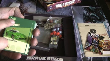 UNBOXING! TERROR BELOW w/ EXPANSION (KICKSTARTER) FROM RENEGADE GAMES