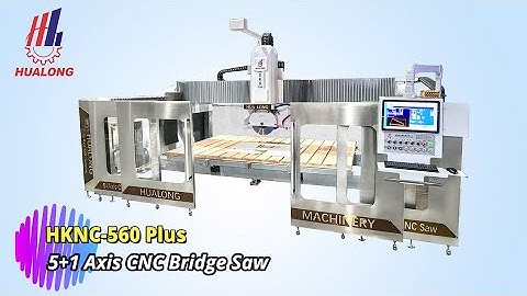 How Does a 5 axis cnc bridge saw stone machine Work?