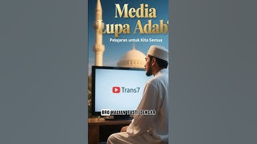 Media Lupa Adab? Pelajaran dari Kasus Trans7 dan Dunia Pesantren. #kisahhariini #shorts