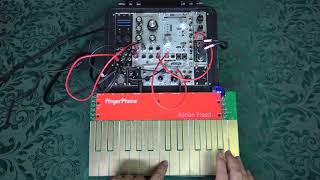 FingerPhone with Eurorack VCF, Envelope Generator and LFO