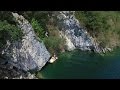 Cliff jumping aerial drone with geronimo lindien  2015