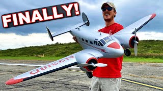 BRAND NEW Twin Motor RC Plane!!! EFlite Beechcraft D18 1.5m