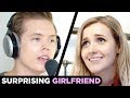 surprising my girlfriend with a song i wrote for her