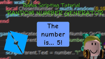 How to make a RANDOM NUMBER GENERATOR on Roblox