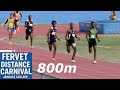 Fervet Distance Carnival 2026 Boys And Girls 800m