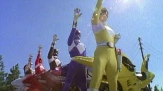 The Power Rangers summon their Zords | Mighty Morphin | Power Rangers 