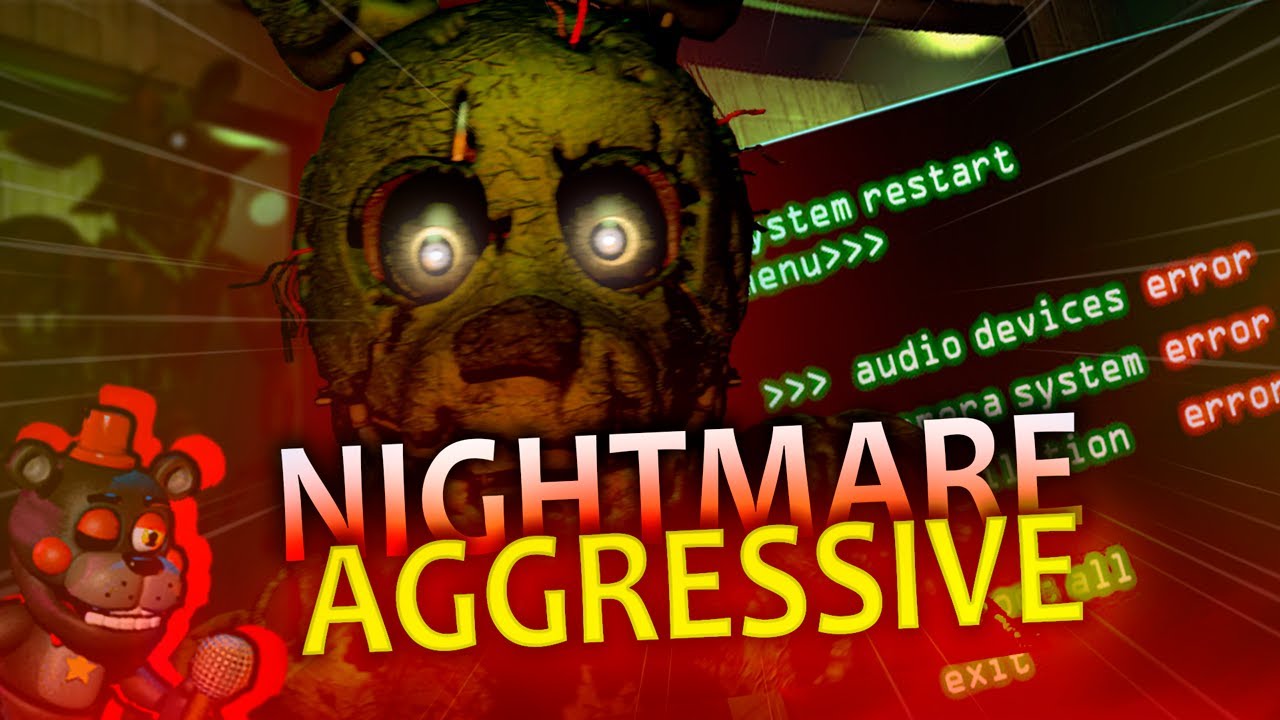 fnaf 3 aggressive nightmare｜TikTok Search