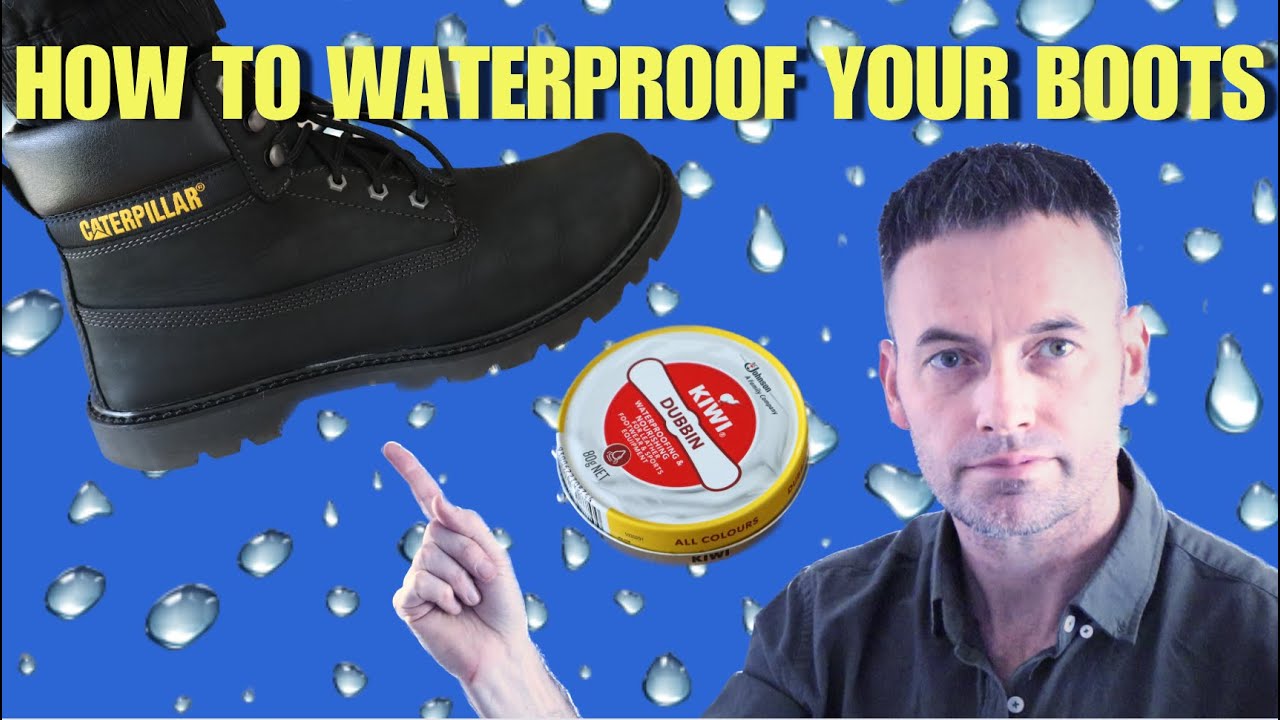 How to waterproof leather boots. Kiwi Dubbin Wax review. Waterproofing  leather boots. 