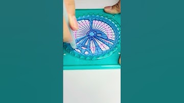 Spirograph Art Mastery: Techniques for Creating Mesmerizing Patterns! #art #asmr #sprograph #shorts