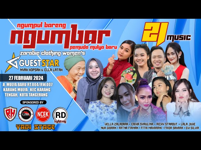 LIVE NGUMPUL BARENG PEMUDA MULYA BARU (NGUMBAR) WITH 21 MUSIC |  F PRO CHANNEL class=