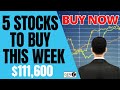 Top 5 Dividend Stocks To Watch This Week! HUGE Earnings Coming!