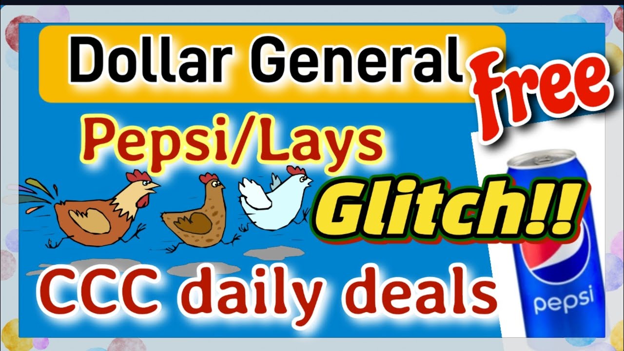 Dollar General New pepsi glitch💥💥 free soda💥run YouTube